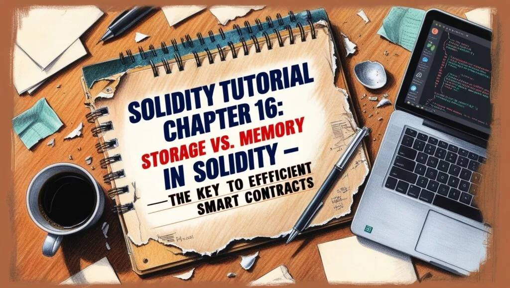 Solidity Tutorial Chapter 16: Storage vs. Memory in Solidity – The Key to Efficient Smart Contracts