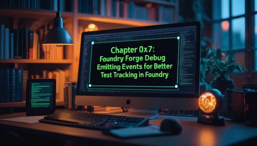 Chapter 0x7: Foundry Forge Debug And Emitting Events for Better Test Tracking in Foundry