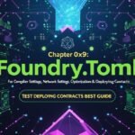 Chapter 0x9: Editing foundry.toml for Compiler Settings, Network Settings, Test Optimizations & Deploying Contracts Best Guide🚀